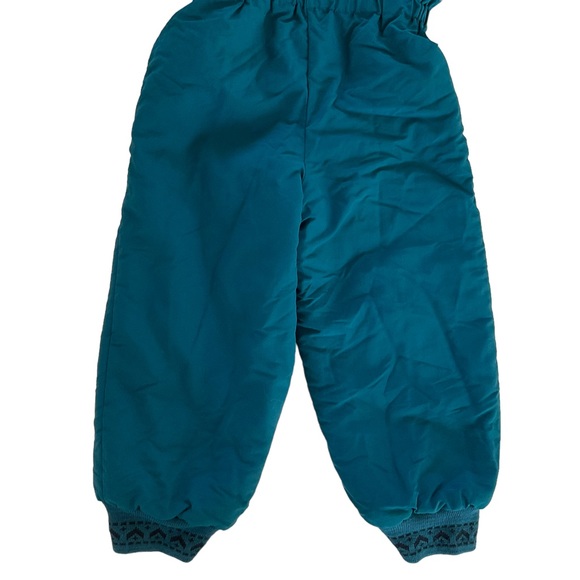 Vintage 90’s Lands’ End One Piece Snow Suit Hood Kid’s S (4T/4) Insulated - Picture 8 of 12